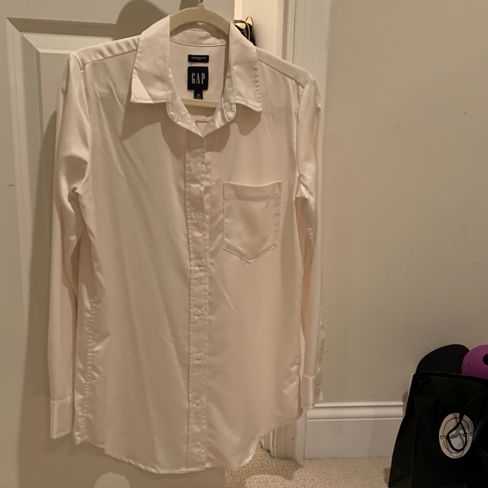 GAP Women's Cream Blouse
